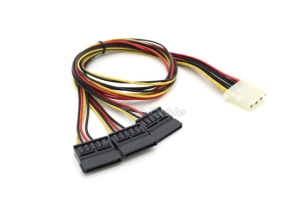 SATA 15 Pin 3 Buchse auf 4Pin Molex Kabel