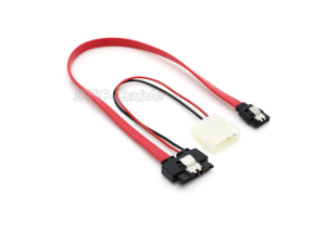 Verrastung SATA 13pin auf SATA Pin 7 mit LP4 Netzkabel
