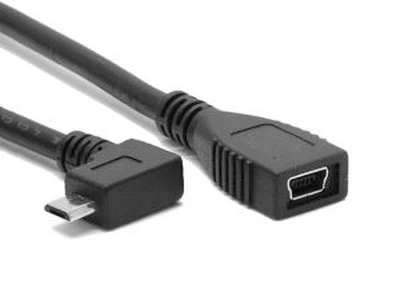 Micro USB 2.0 Typ B männlich mit Mini-Female Extension Extender Ladekabel